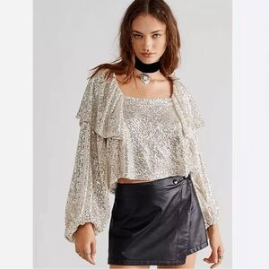 Free People Shimmer Top